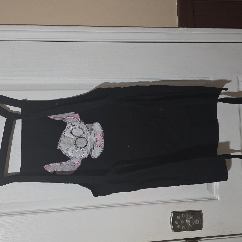 Black and Pink Stitch Apron - Picture 2 of 2